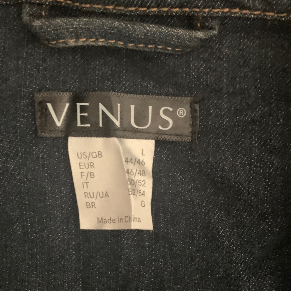 VENUS Dark Blue Jean Jacket - Picture 4 of 6
